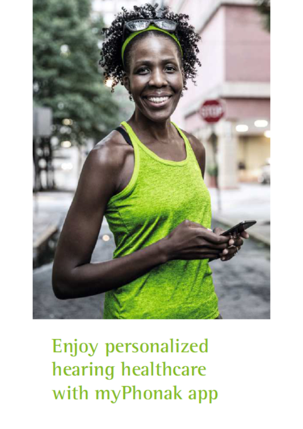 myPhonak app pamphlet